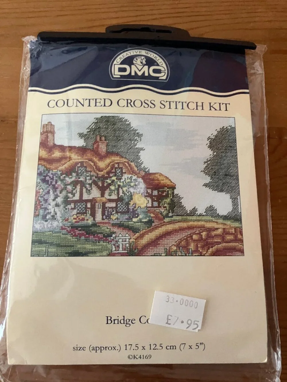 DMC counted cross stitch kit English cottage scene Made in England 7x5